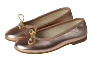 1912 - Gold Soft Leather Flats for Girl/Teen/Women by Galluci