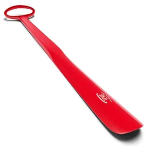 24" Inch Extra Long Handled Shoehorn Color  Delightful Red