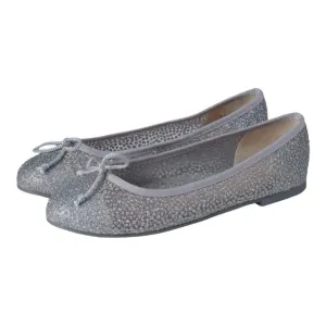 38187 - Silver Micro Flats for Teen/Women by Pretty Ballerinas