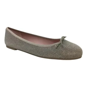 38189 - Cream Glitzy Flats for Teen/Women by Pretty Ballerinas