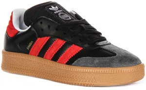 Adidas Samba XLG J In Black Red For Youth