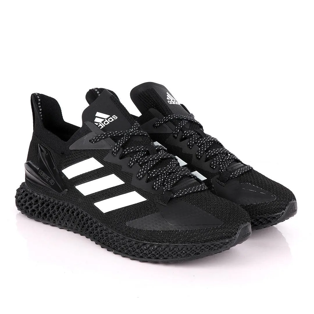 Adidas Sense 4D Black White Sneakers