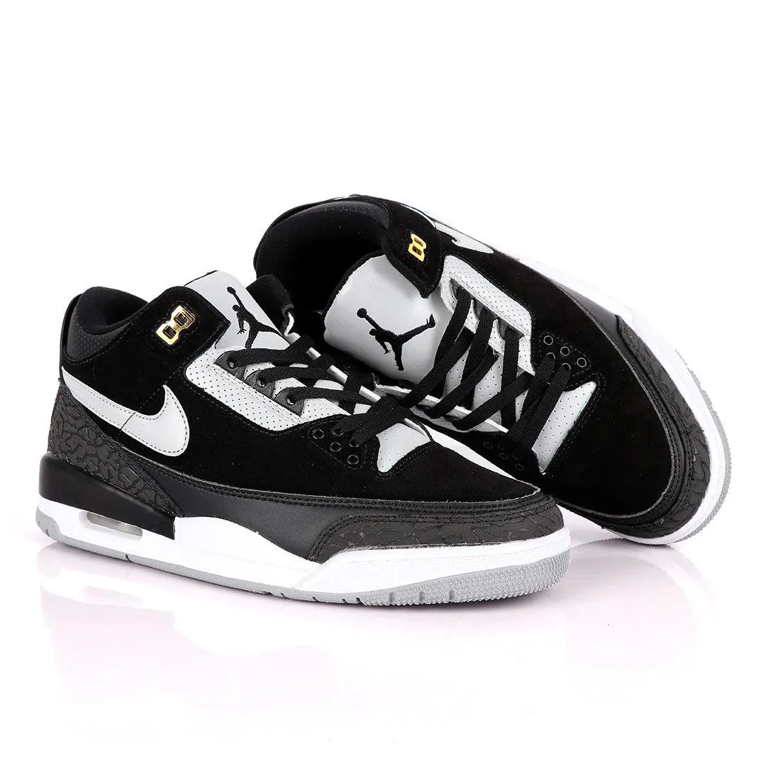 Air Jordan 3 Retro Tinker Suede Black Sneakers