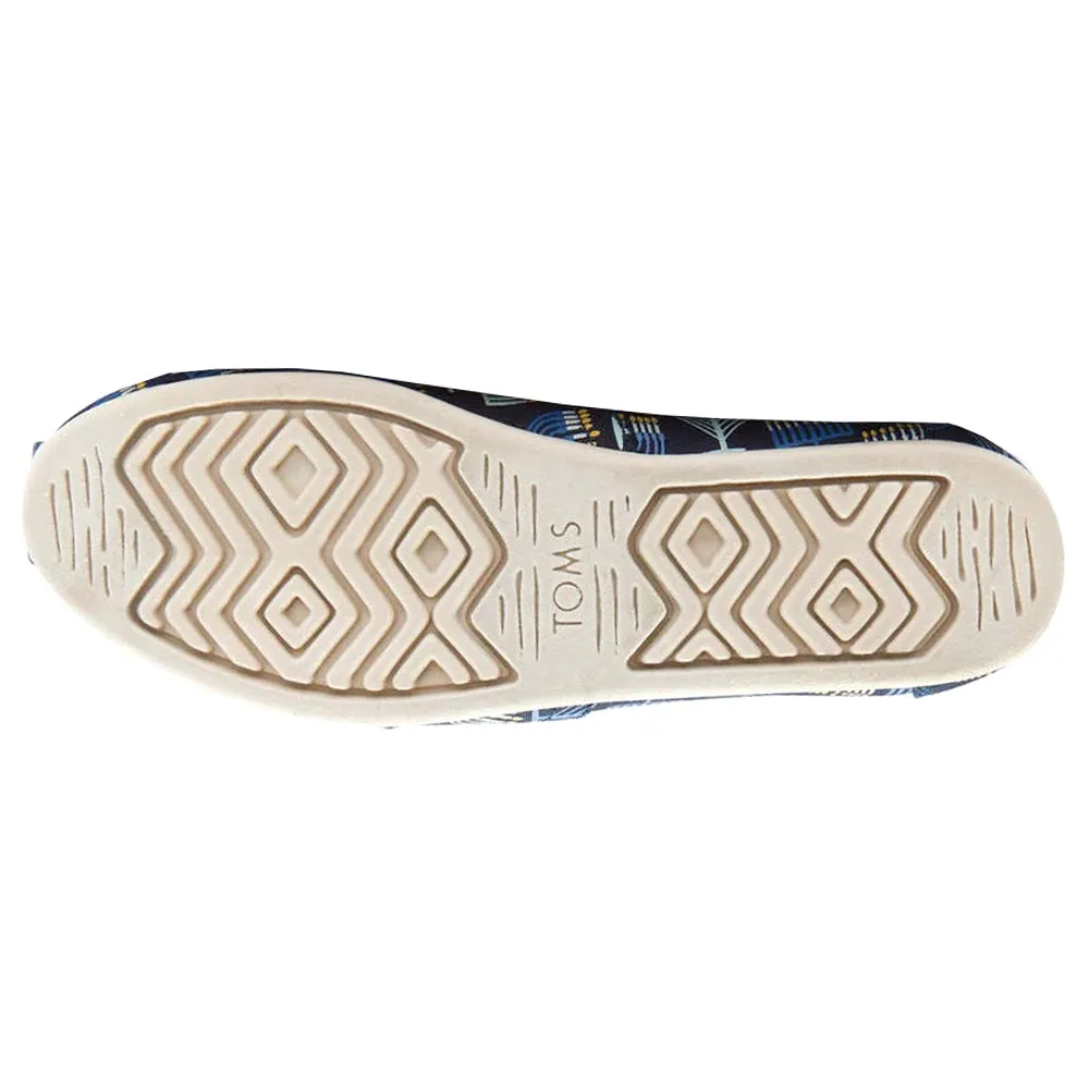 Alpargata Cozy Menorah Graphic Slip On Flats