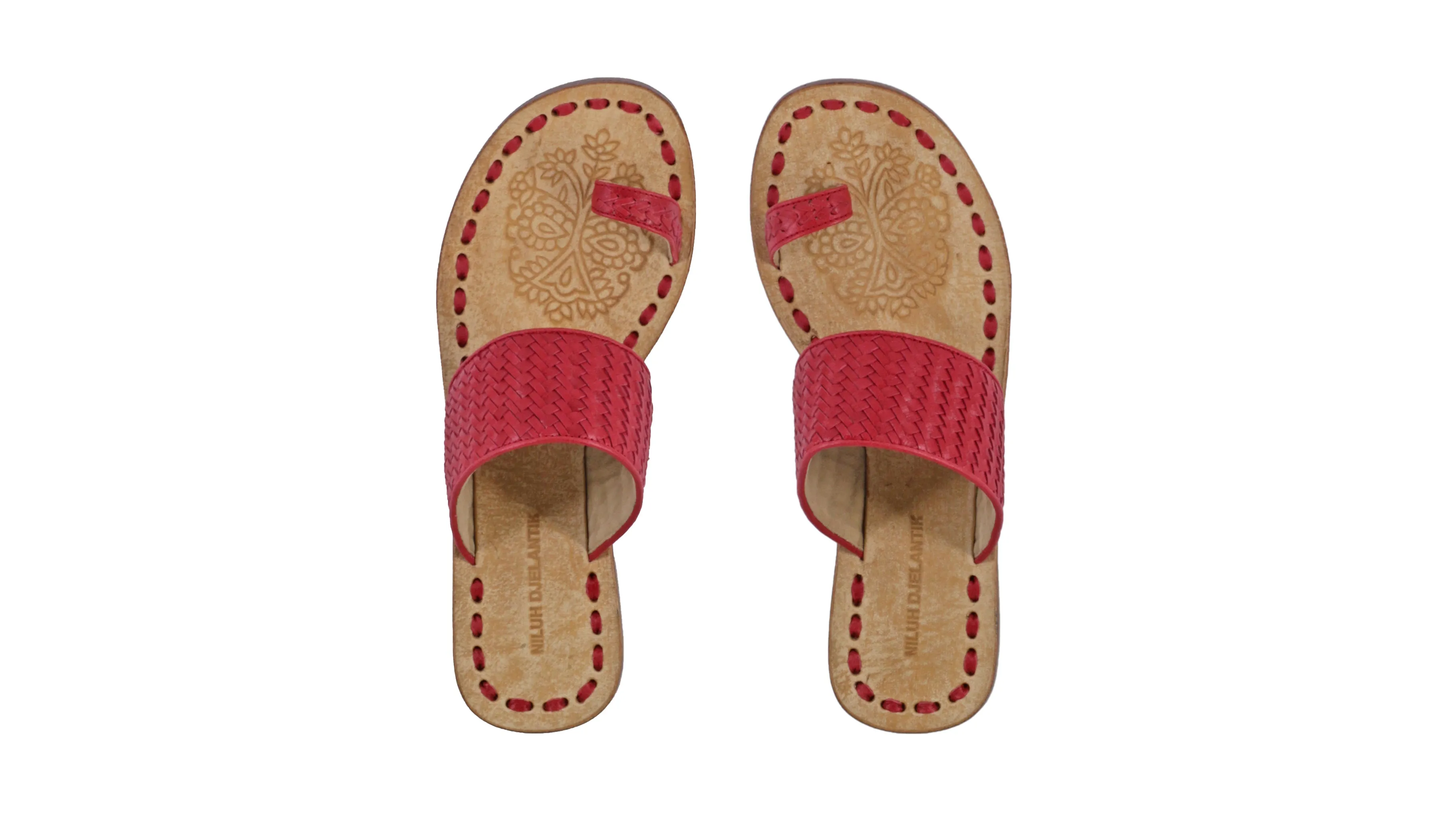 Arini 20mm Flat Woven -  Red