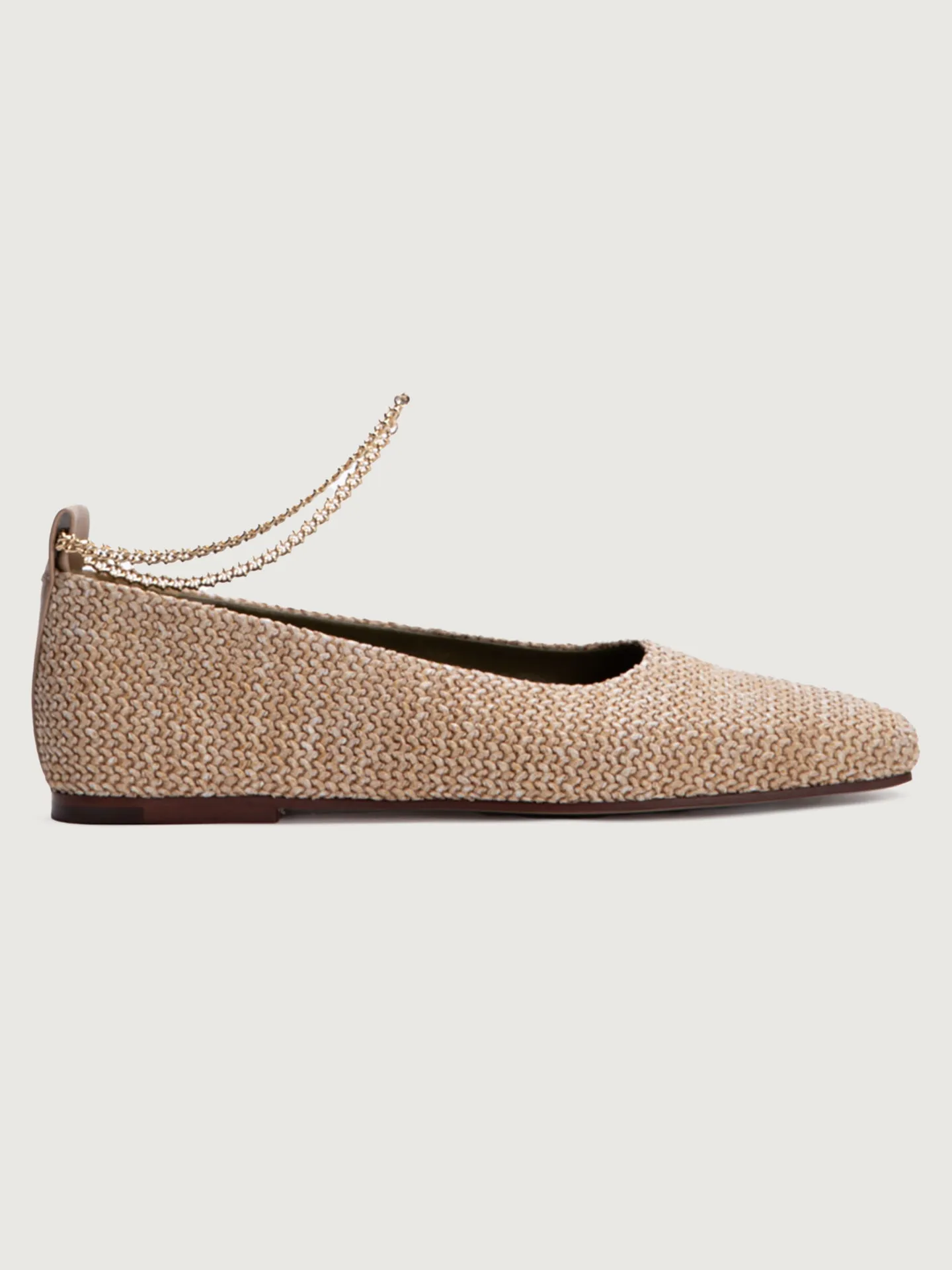 Augusta Ballet Flat - Light/ Pastel Brown