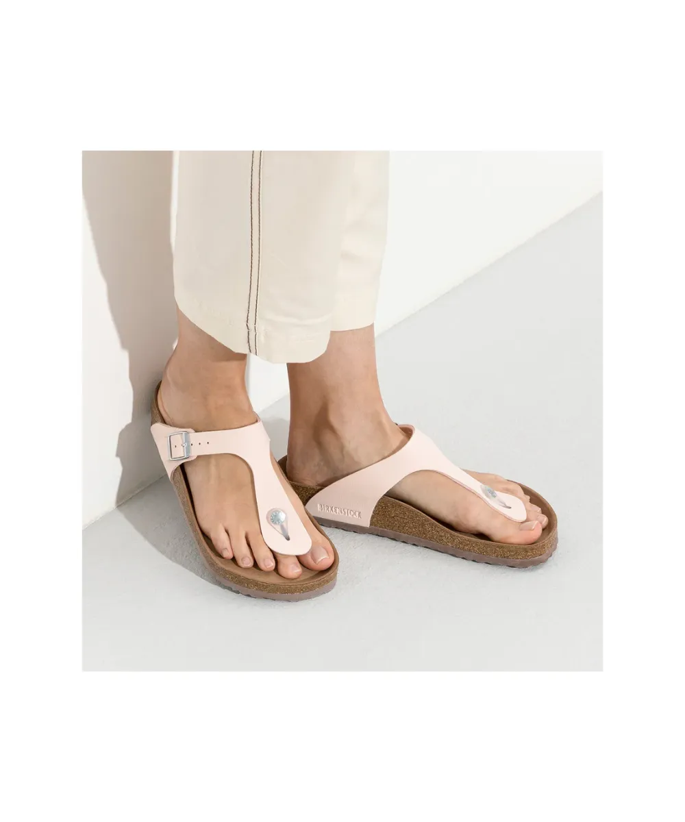 BIRKENSTOCK GIZEH VEGAN IN LIGHT ROSE