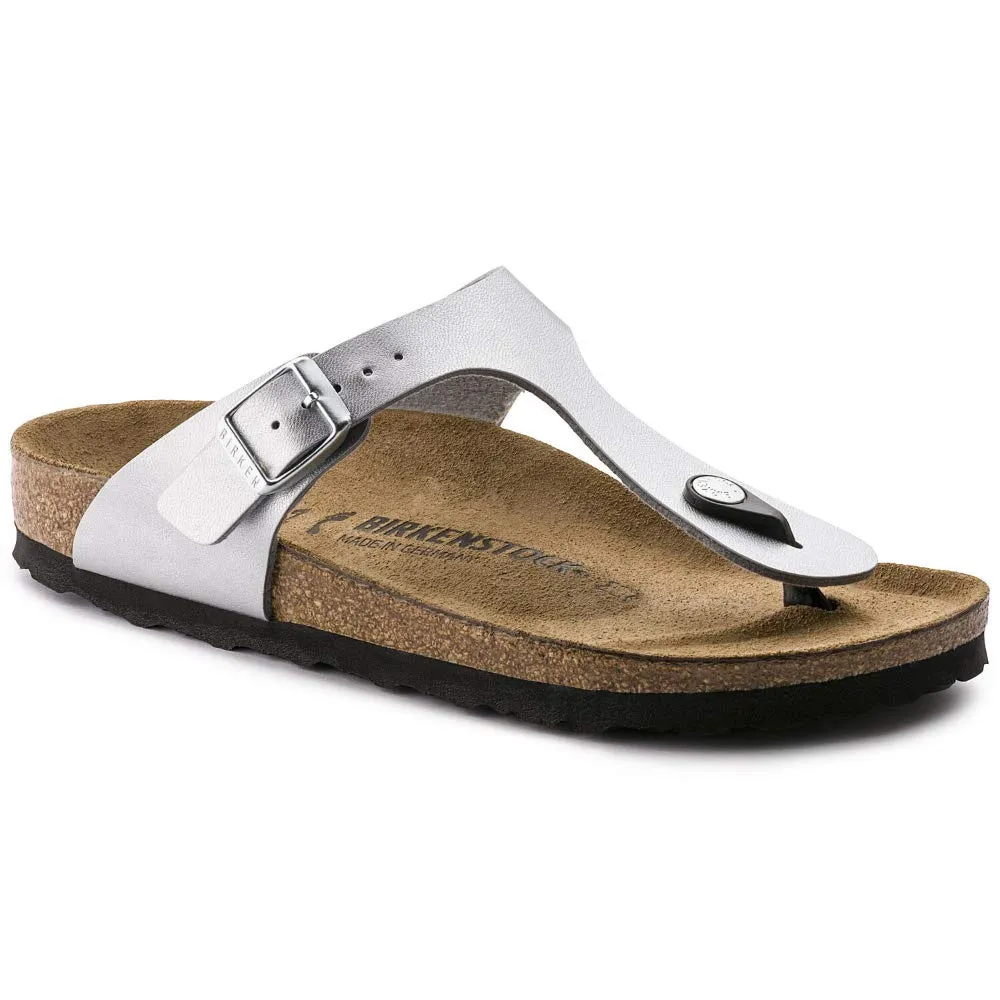 Birkenstock Unisex Gizeh White Birko-Flor Sandal