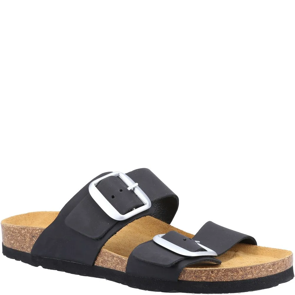 Black Kimberly Mule Sandals