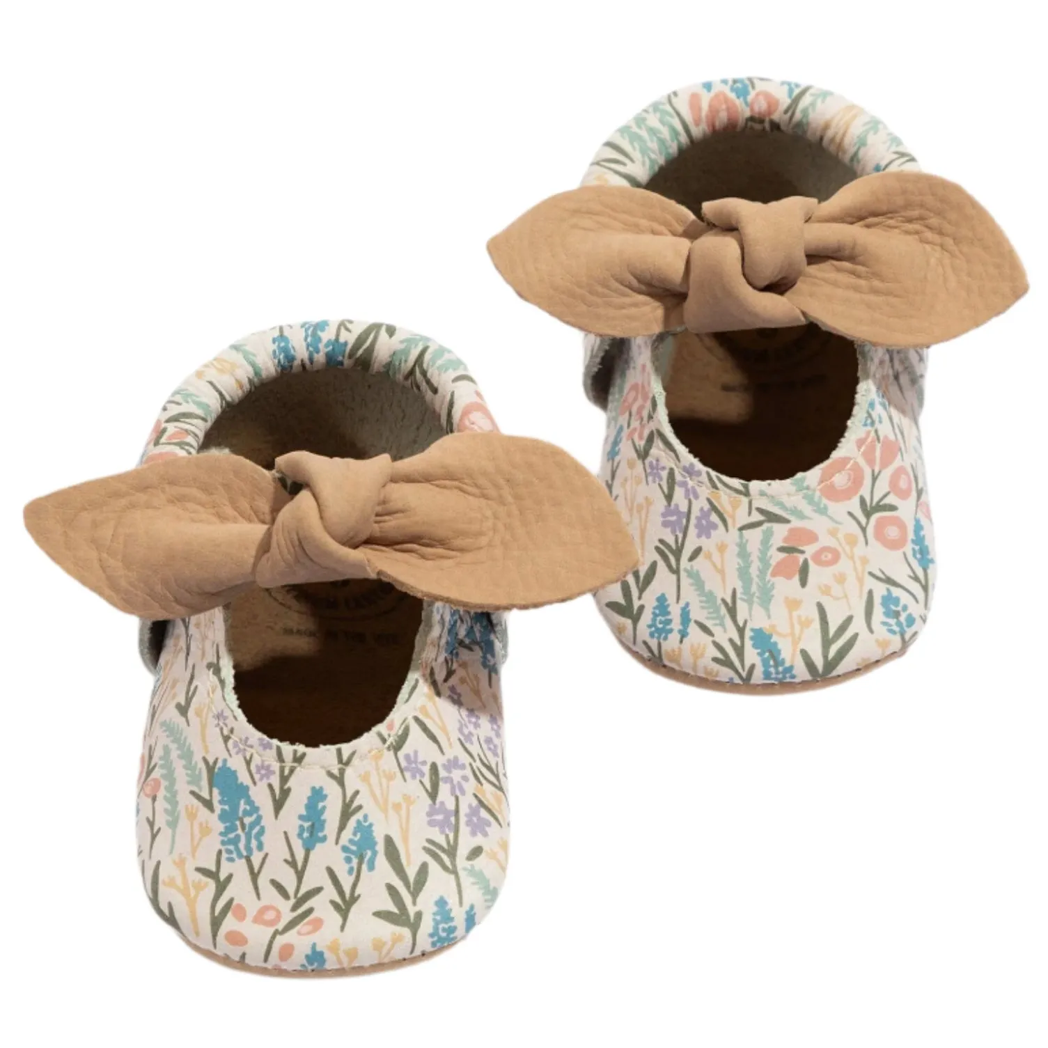 Bloom Knotted Bow Baby Shoe