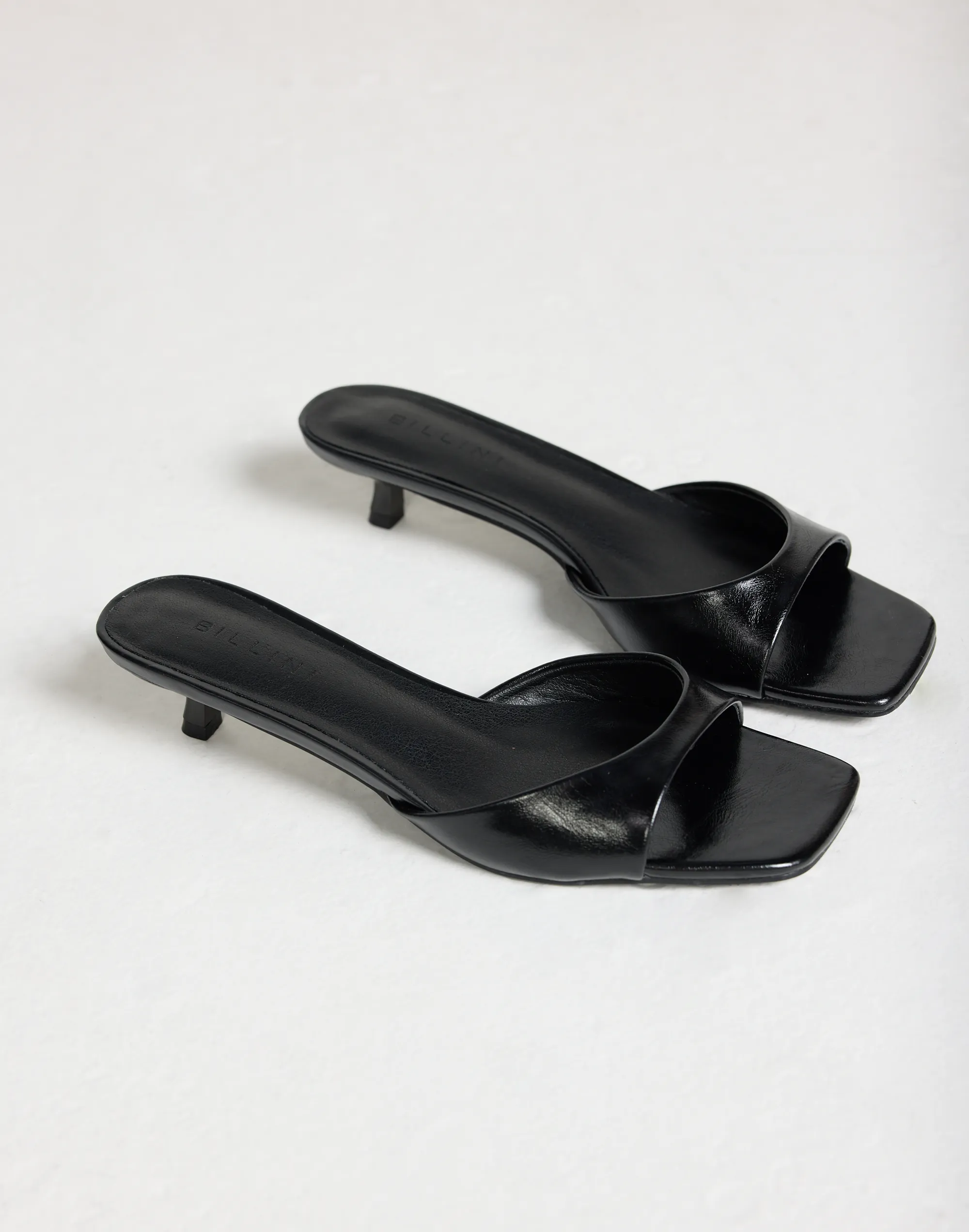 Blossom Heels (Black Shine) - By Billini