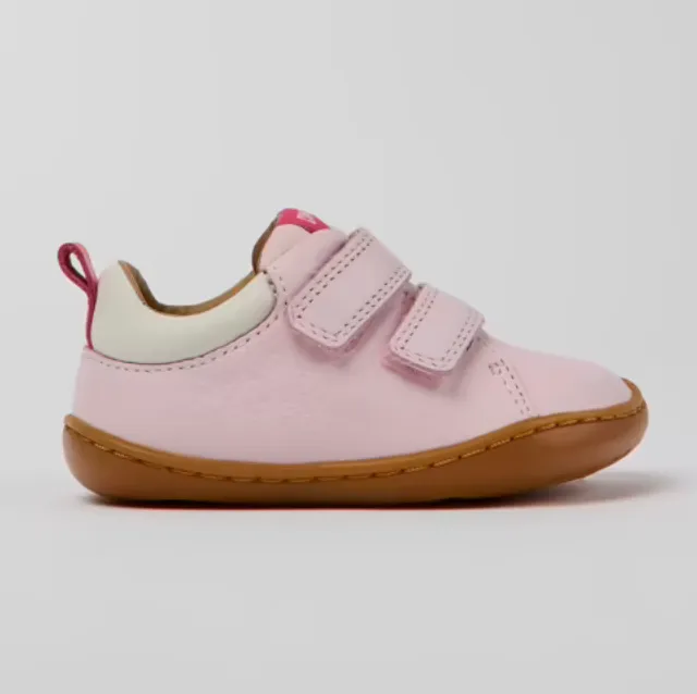 CAMPER Pink and White Leather Shoes for Girls