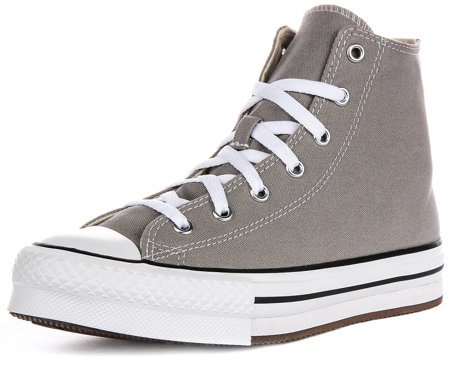 Converse All Star A07346C Eva Platform In Grey For Junior