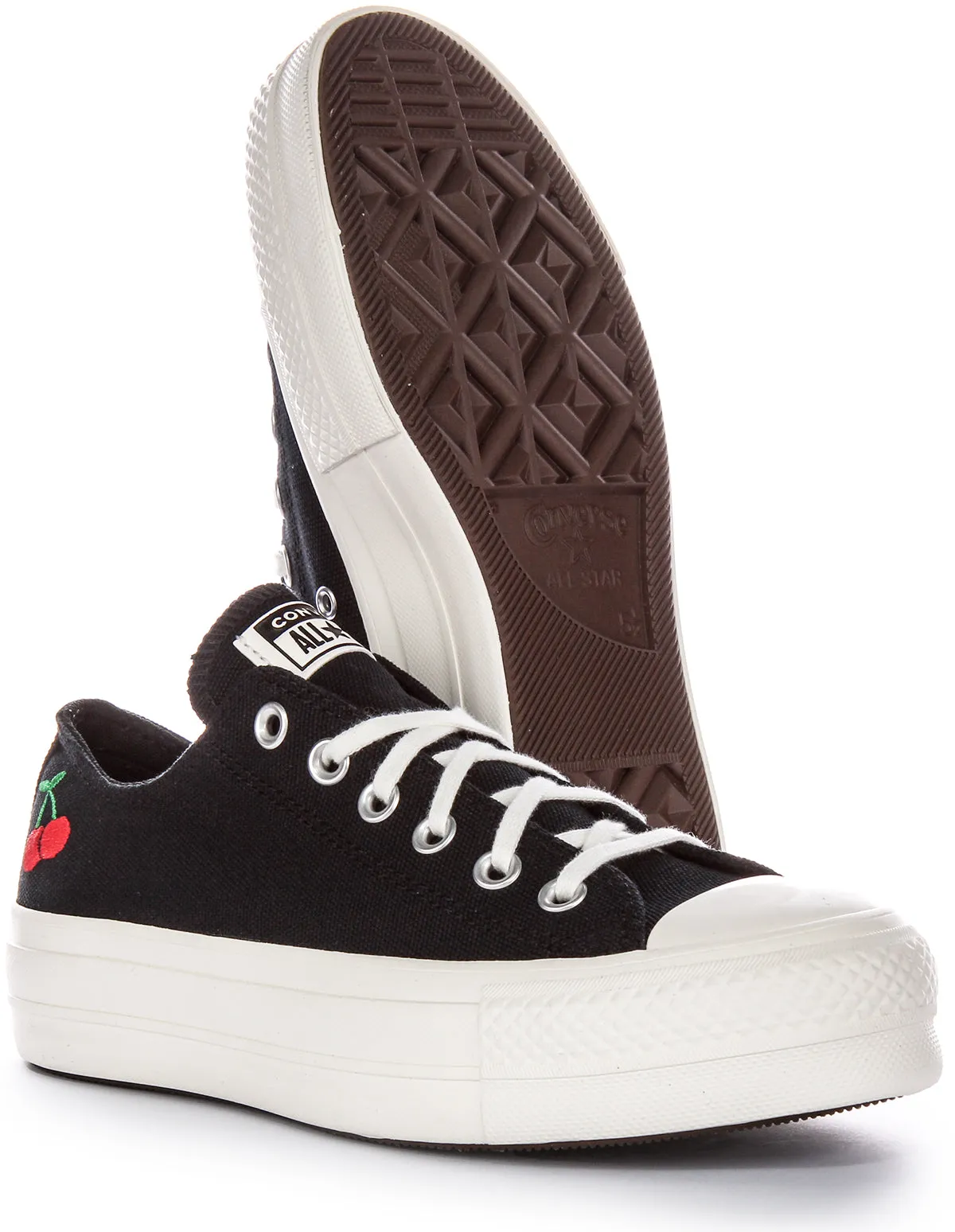 Converse All Star Lift Platform A08862C In Black Cherries