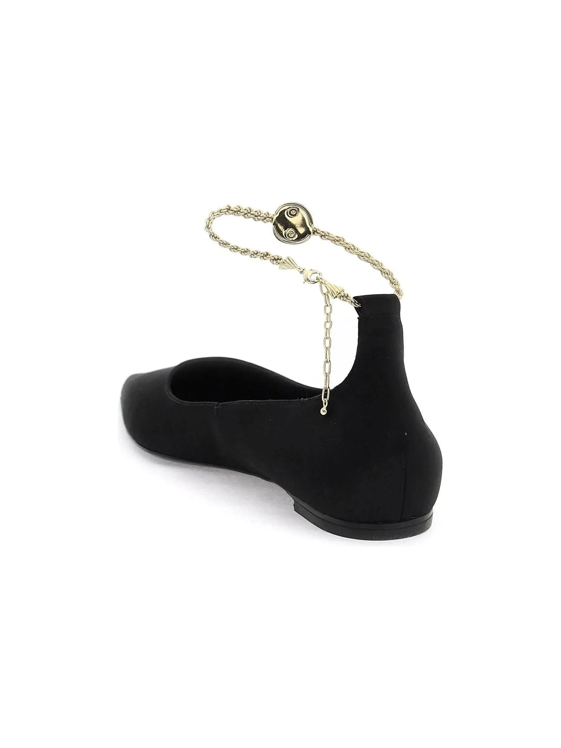 Dada Chain-Embellished Ballet Flats