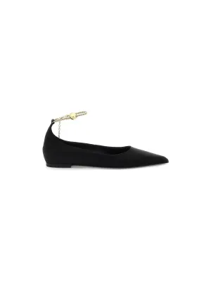 Dada Chain-Embellished Ballet Flats