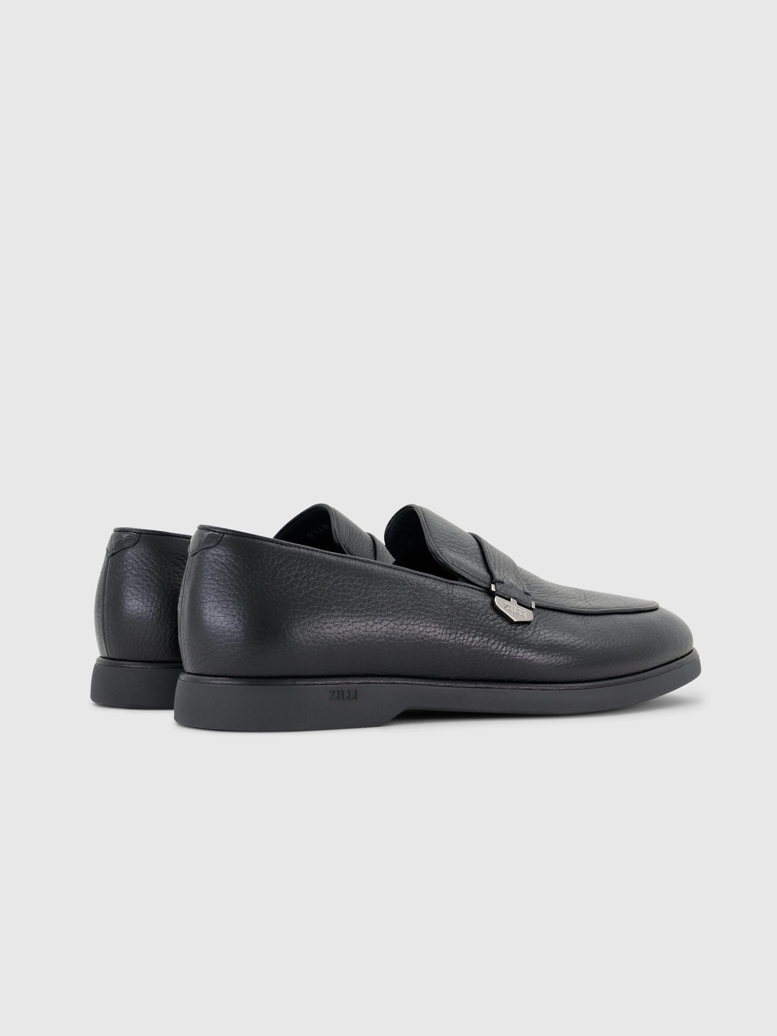 Deerskin Slip-On Black