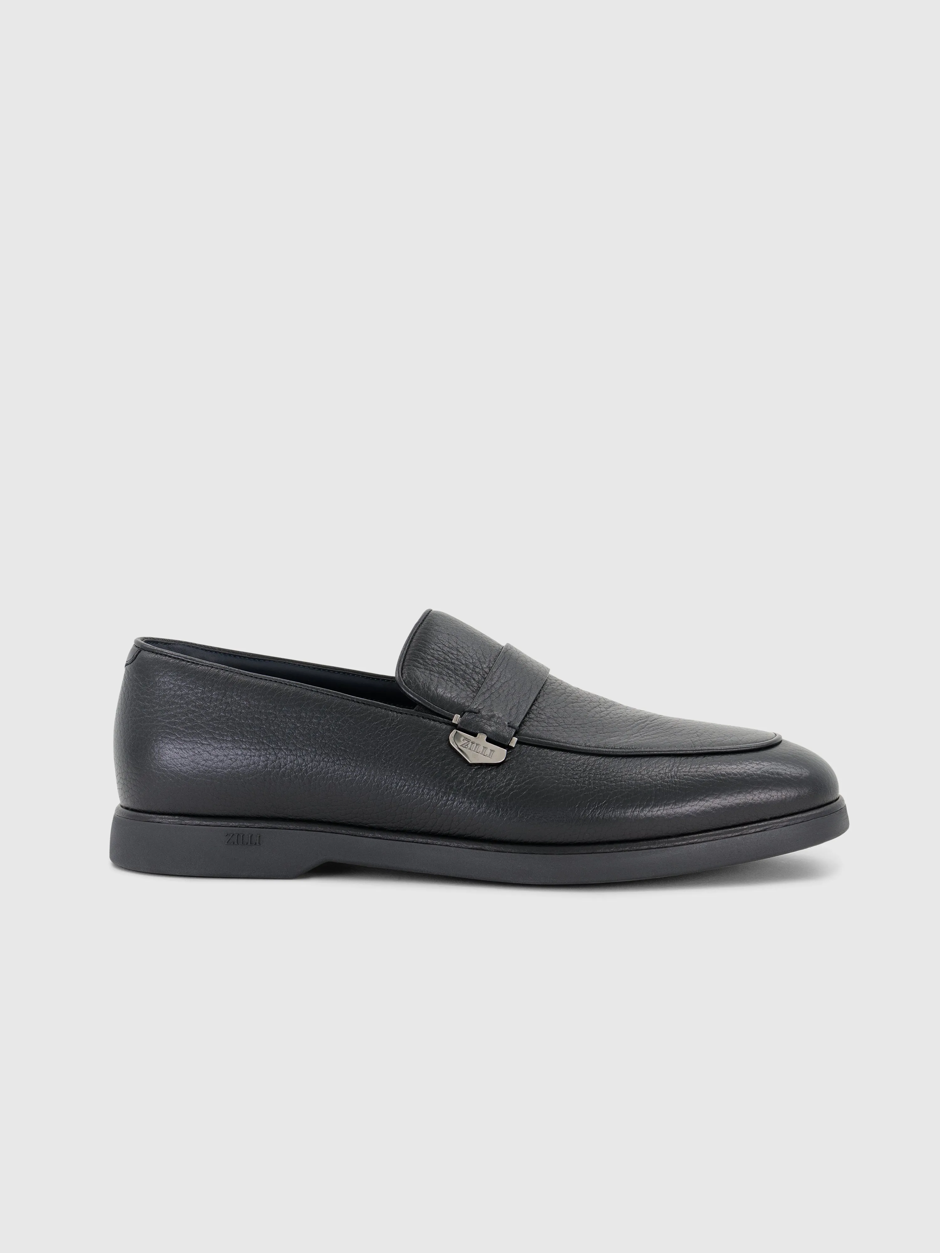 Deerskin Slip-On Black