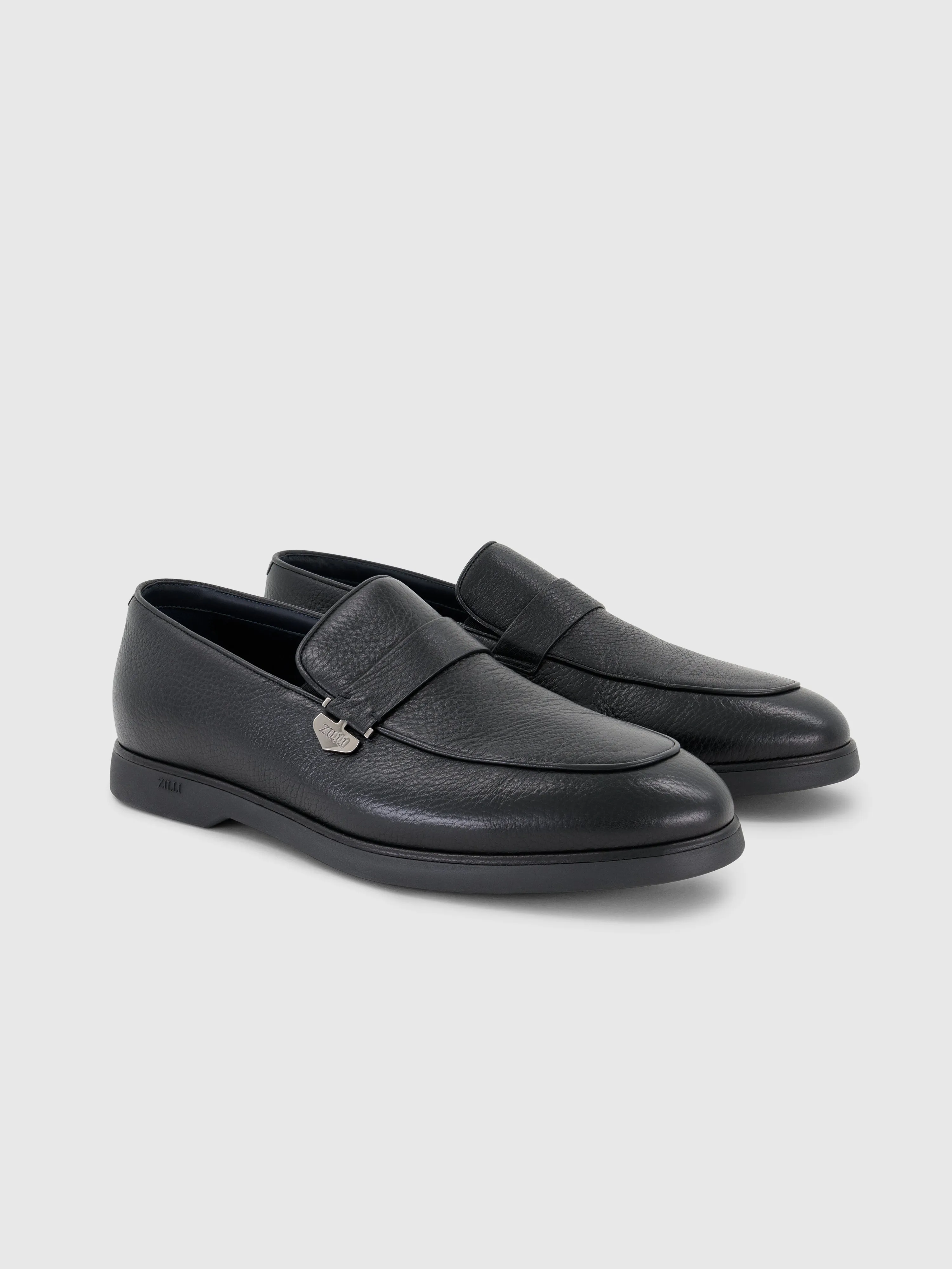 Deerskin Slip-On Black