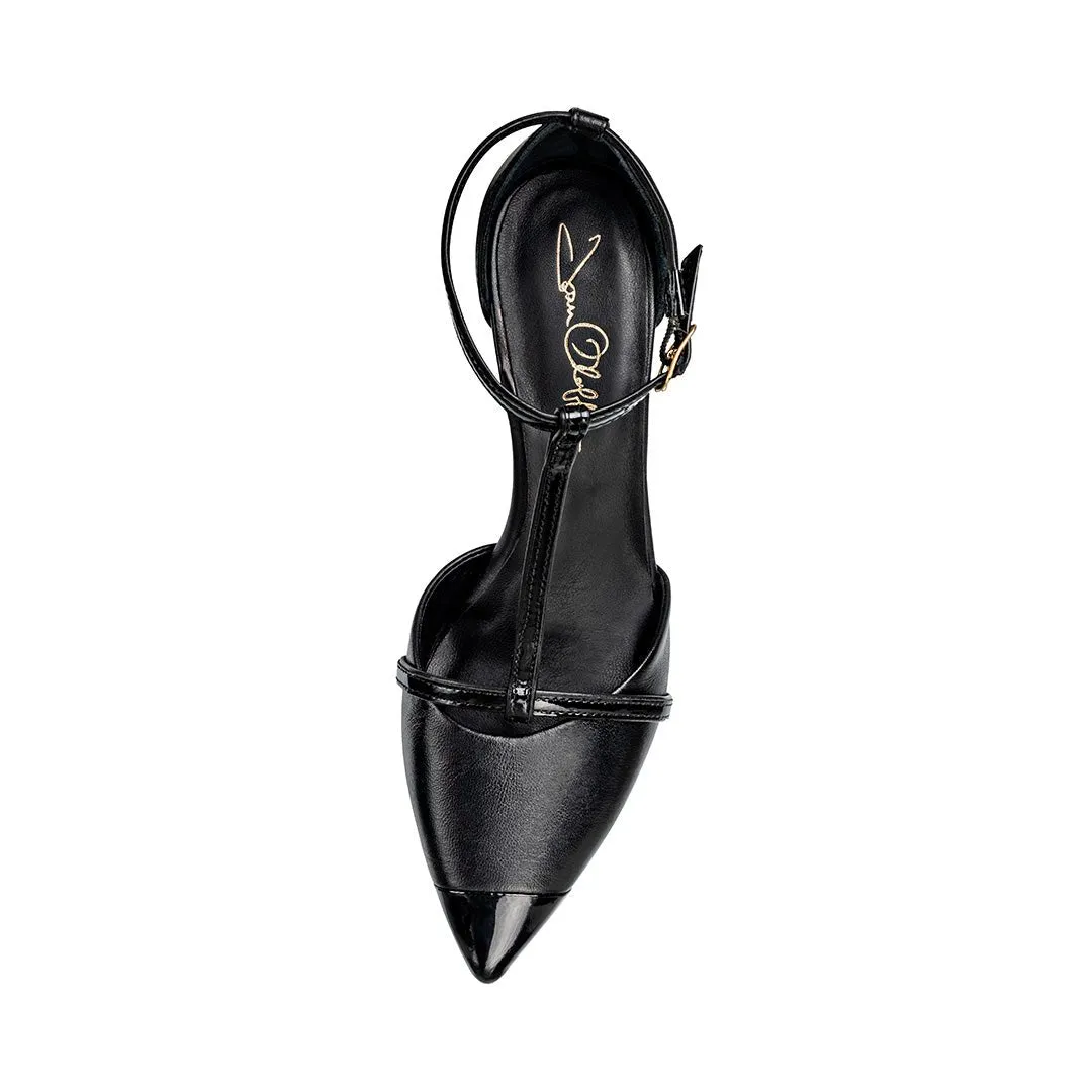 Desiree Black Nappa / Black Patent