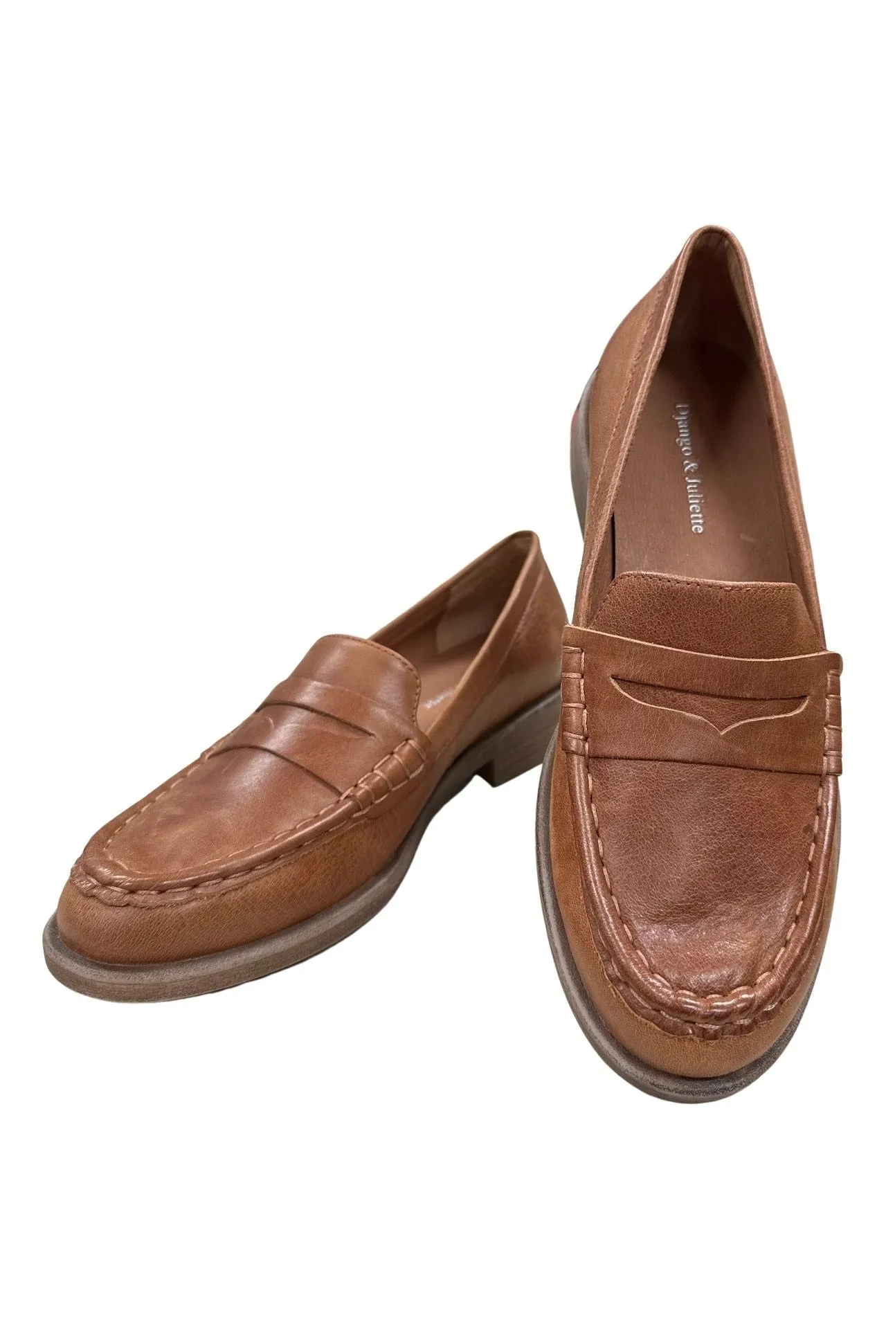 DJANGO & JULIETTE MESSINA LOAFERS - COGNAC