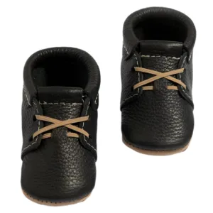 Ebony Oxford Baby Shoe