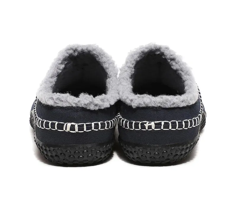 Fleece-Lined Indoor Slippers