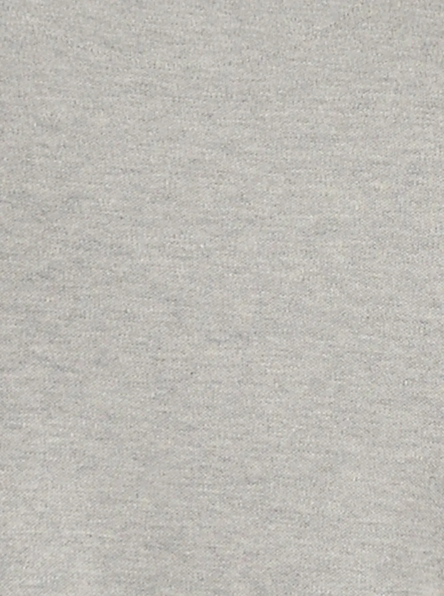 Frost Grey Solid Slim Fit Polo T-shirt | JadeBlue