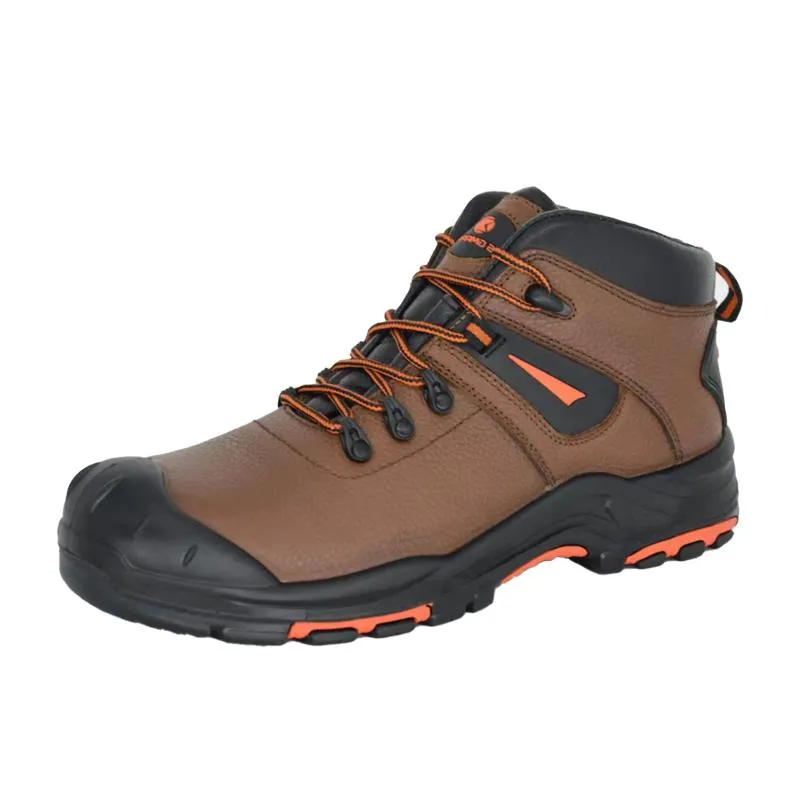 Genuine Leather Industrial Safety Boots for Men (GH-130)