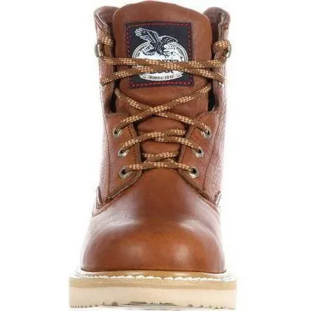 Georgia Men's 6" Wedge Steel Toe Work Boot - Brown - G6342