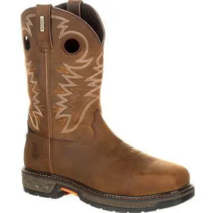 Georgia Men's Carbo-Tec 11" LT Alloy Toe WP Pull-On Western Work Boot GB00224