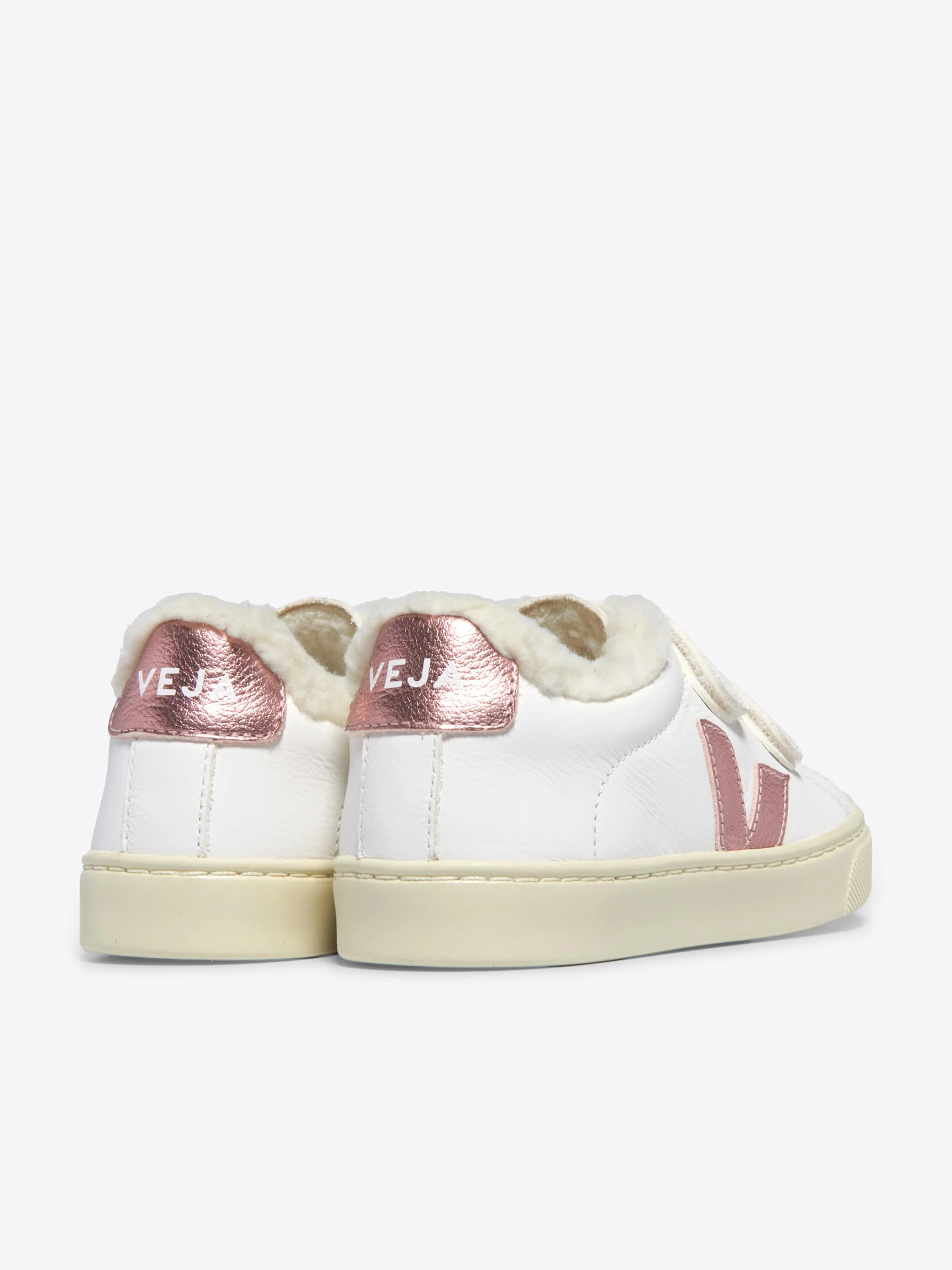 Girls Leather Esplar Trainers in White