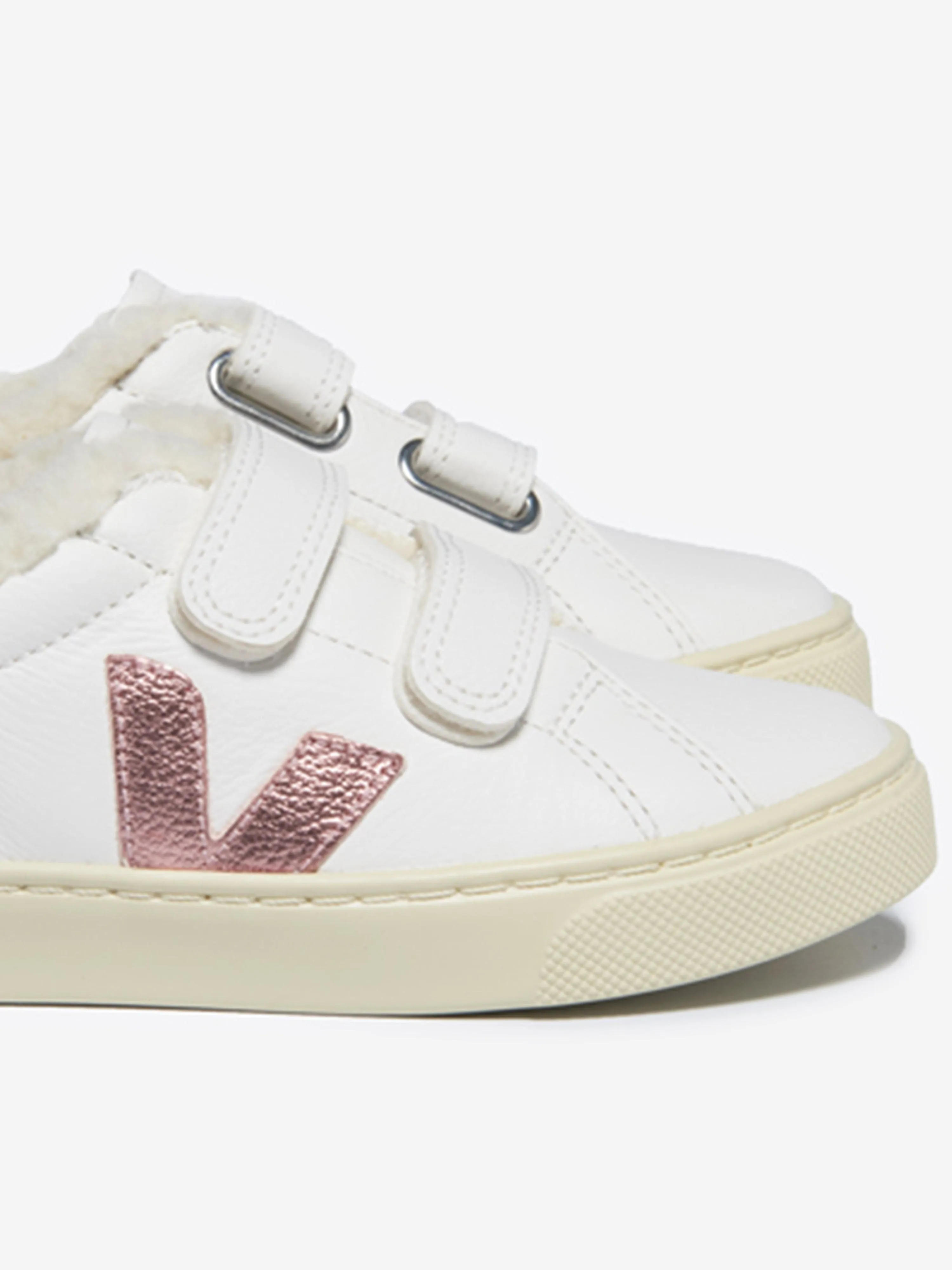 Girls Leather Esplar Trainers in White