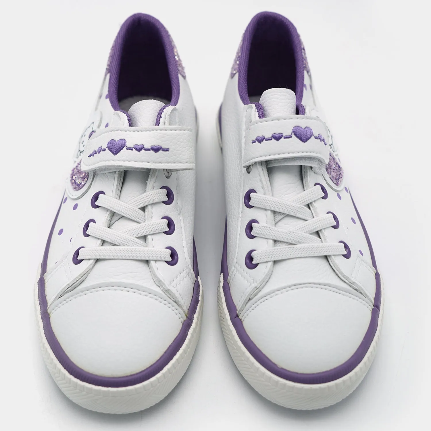 Girls Sneakers 5669-White/Purple