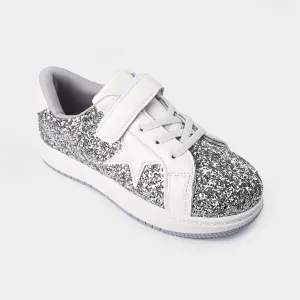 Girls Sneakers 5722-6-SILVER