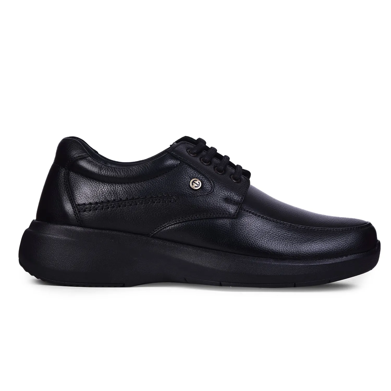 Healers Black Formal Mocassin Shoes For Men E823-03 By Liberty