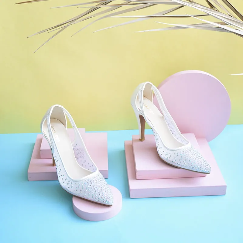 Heaven Heels White