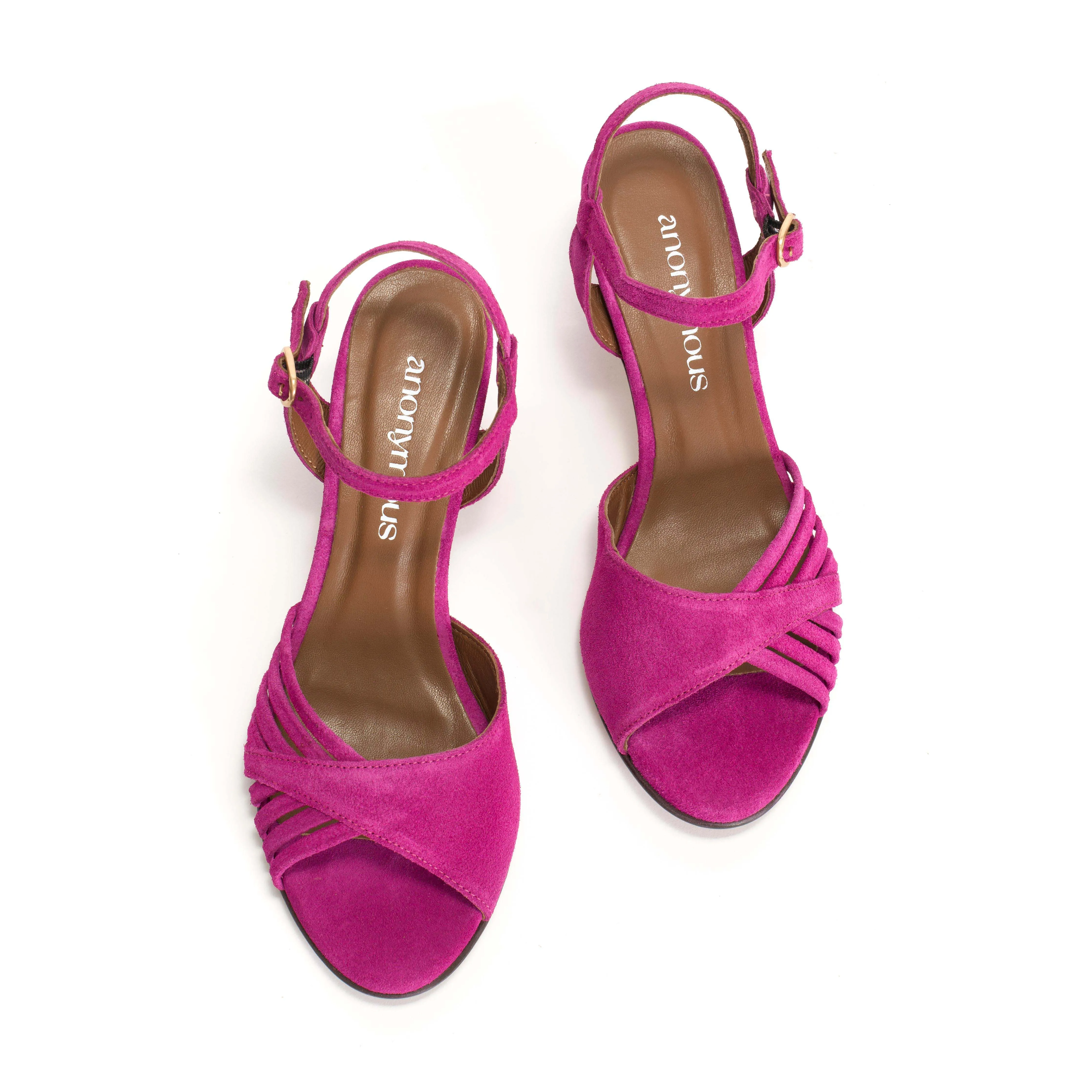 Hermine Calf suede Raspberry