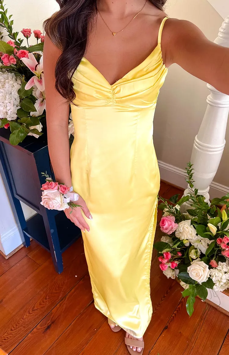 Honey Yellow Maxi Dress