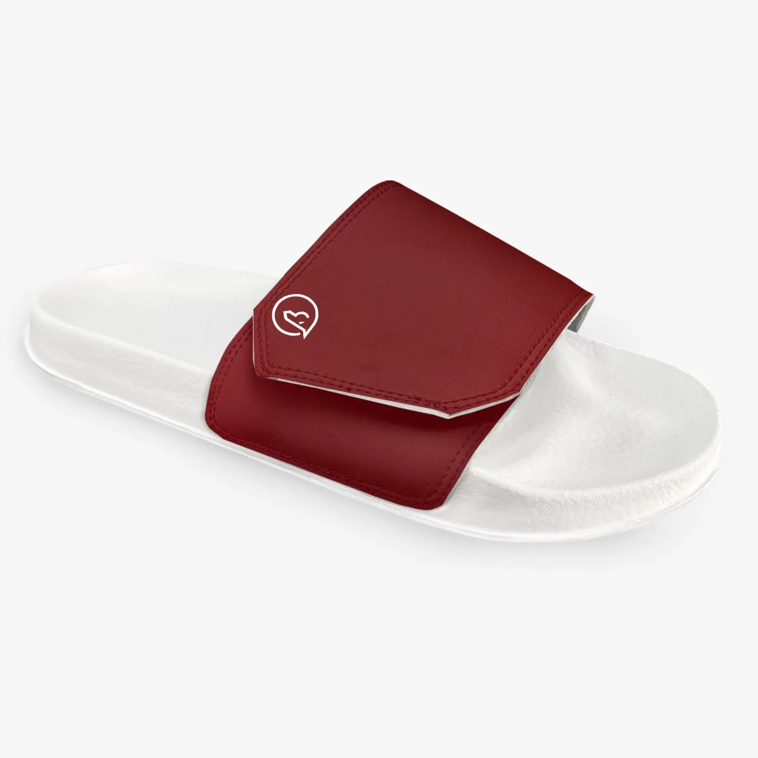 Humble Sportswear™ Men's Velcro Slides Burgundy