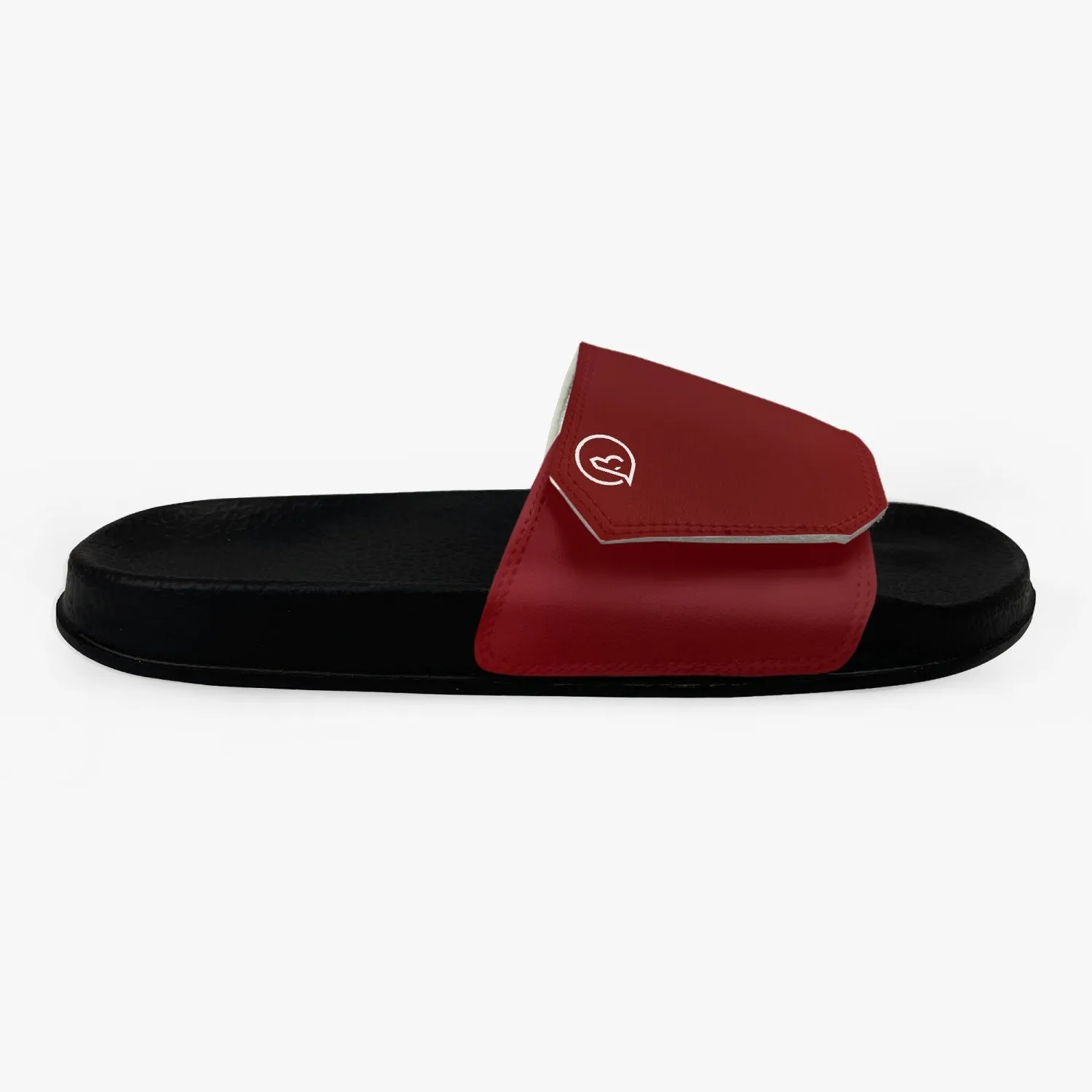 Humble Sportswear™ Men's Velcro Slides Burgundy