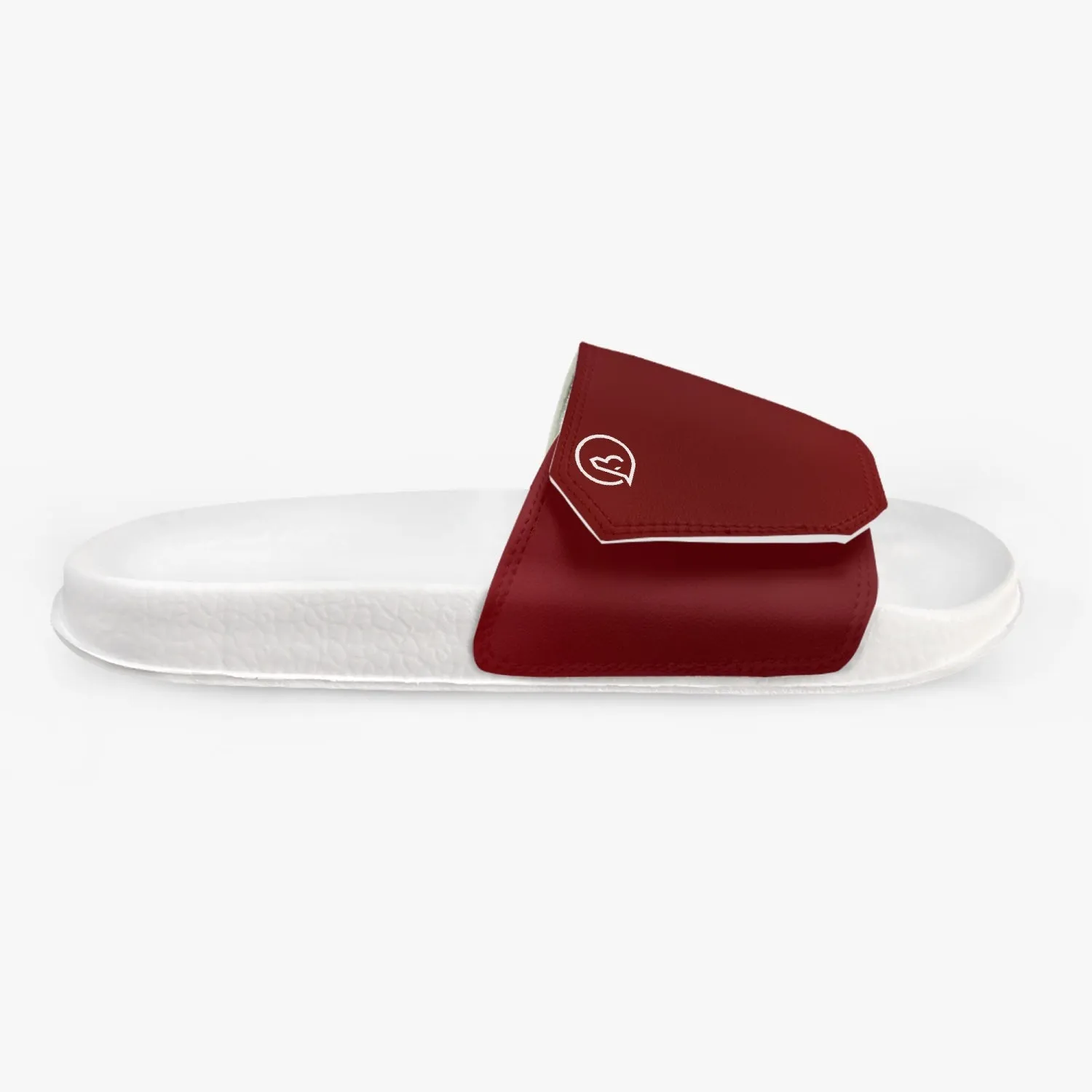 Humble Sportswear™ Men's Velcro Slides Burgundy