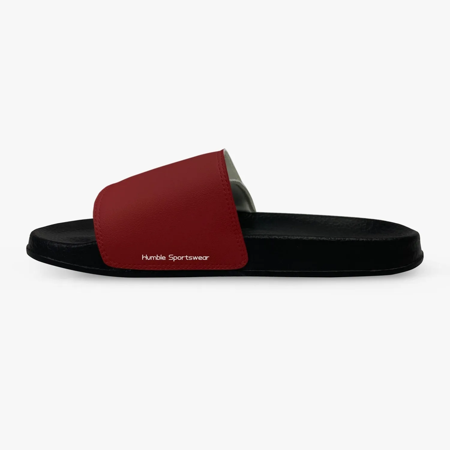 Humble Sportswear™ Men's Velcro Slides Burgundy