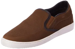 Hush Puppies Mens Smith PERF Slip ON E Brown Casual UK 10 (8533499)