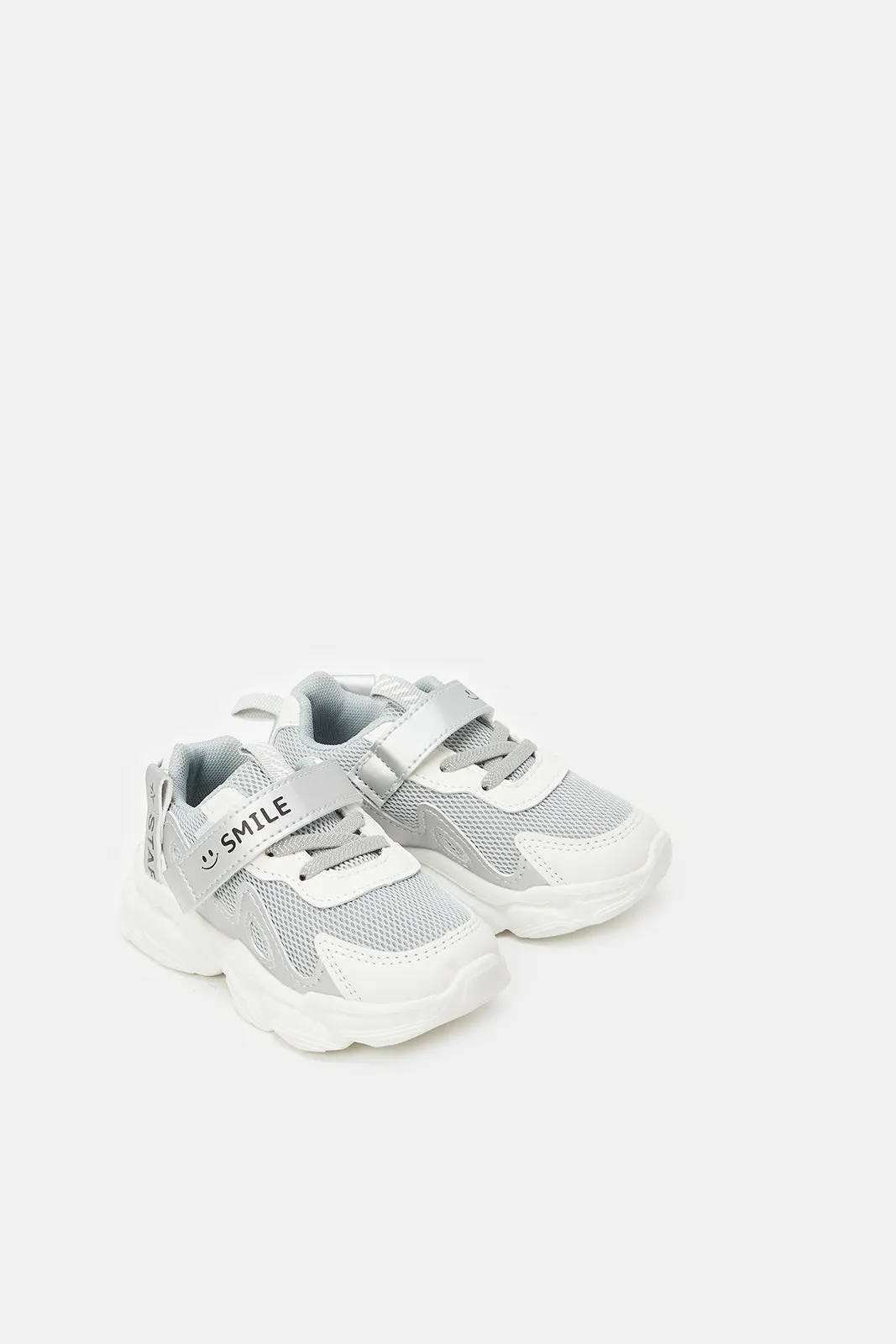 Infant Boys Grey Chunky Trainers