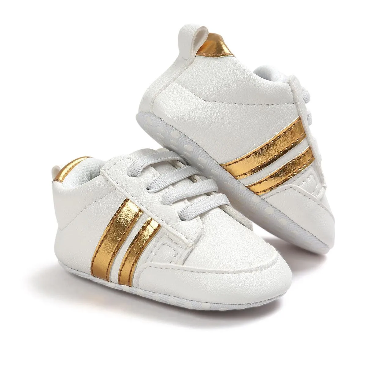 Infant Soft Leather Moccasins - Non-slip First Walker Sneakers for Newborns