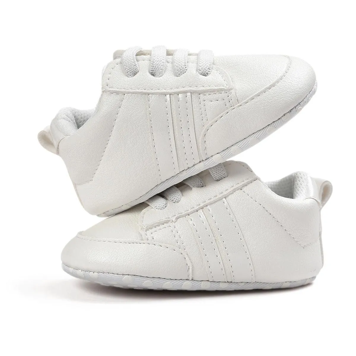 Infant Soft Leather Moccasins - Non-slip First Walker Sneakers for Newborns