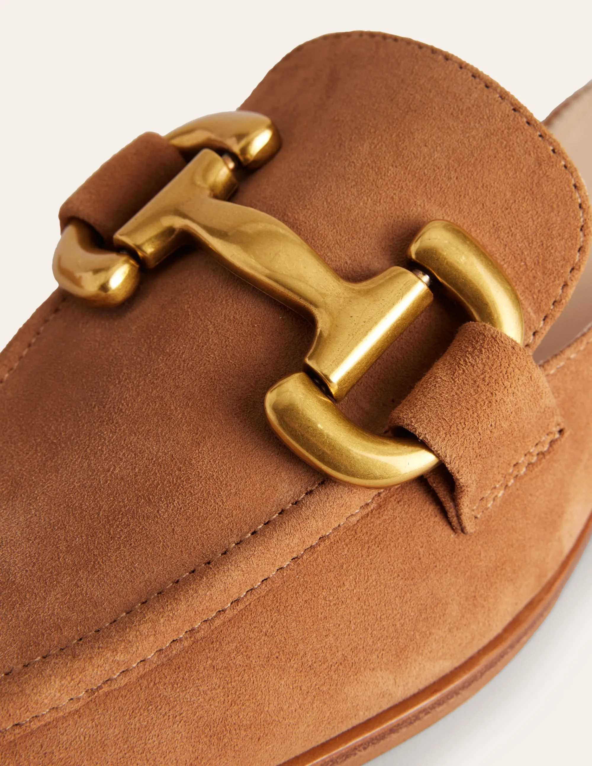 Iris Snaffle Mule Loafers-Ginger Snap