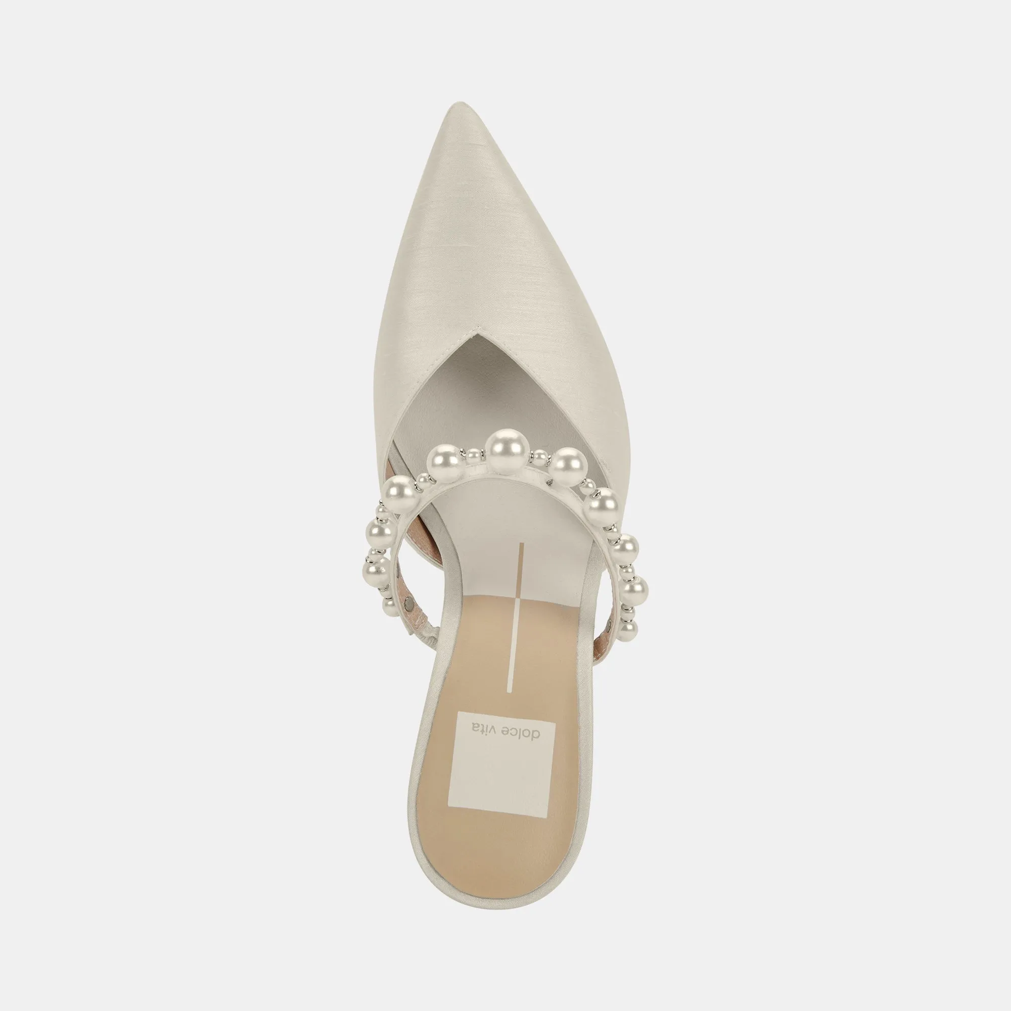 KANIKA PEARL HEELS VANILLA SILK