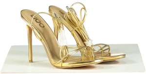 Kurt Geiger Gold Strappy Heels UK 8